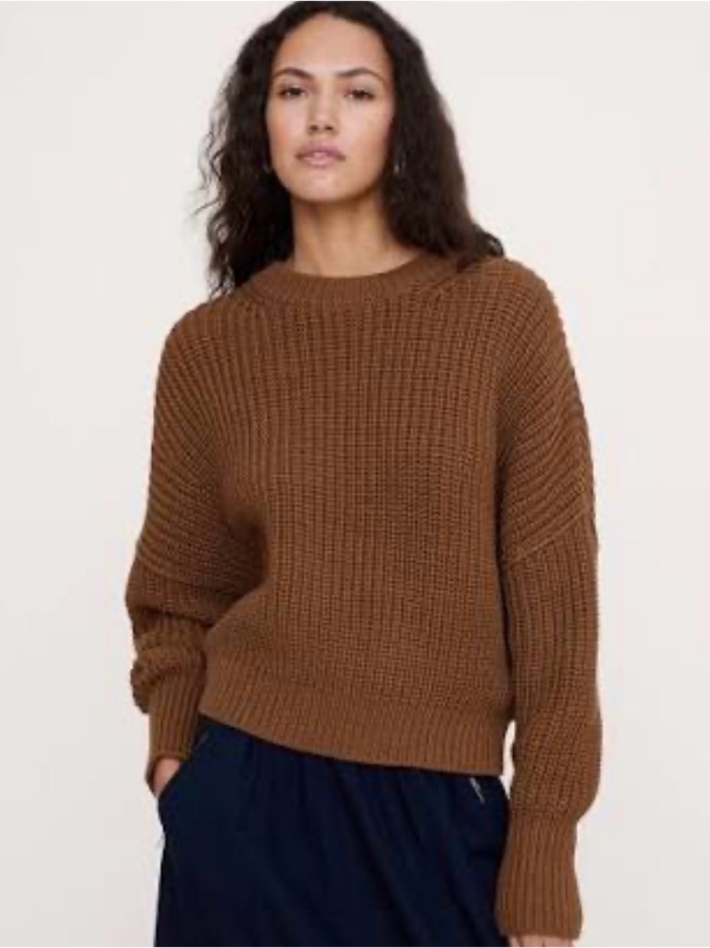 Banana Republic Cotton Chunky Knit Sweater NWOT